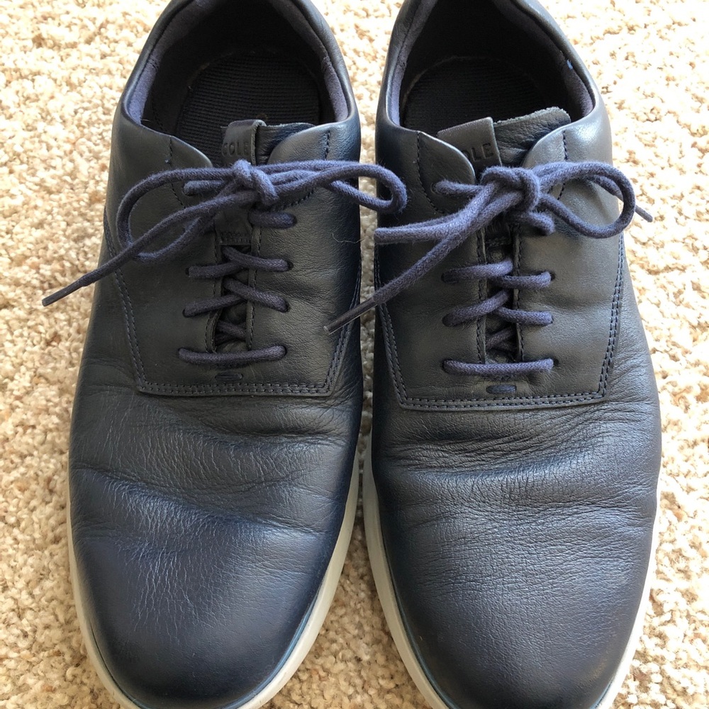 Blue men’s shoes